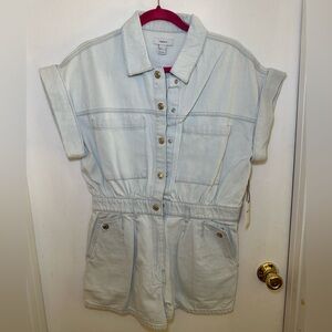 Denim Romper